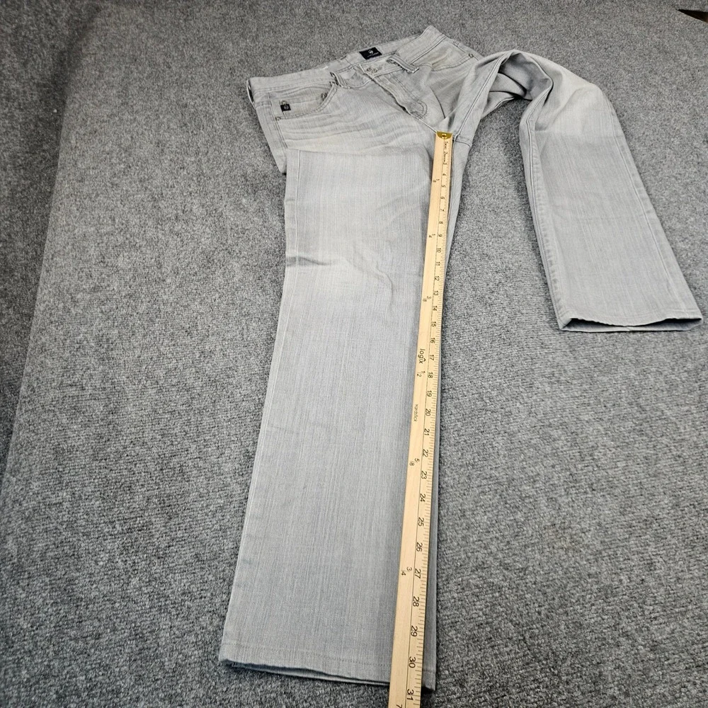 AG Adriano Goldschmied The Graduate Tailored Leg Gray Jeans 30x34 Actual 32x30.5